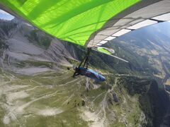 Es wird steiler und felsiger. Mit NW-Wind sollte es hier überall nach oben schieben.