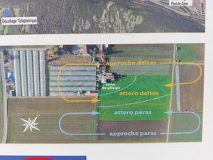 Salève Landeplatz Troinex