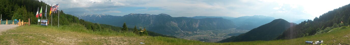 Blick vom Startplatz