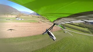 Barco Landeanflug von Westen
