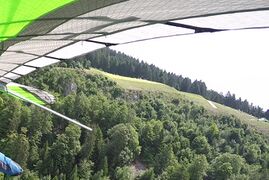 Blick auf die drei Startplätze